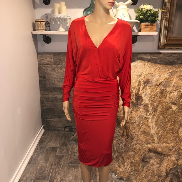 🚫sold on eBay Marciano show stopper red dress - Picture 2 of 4